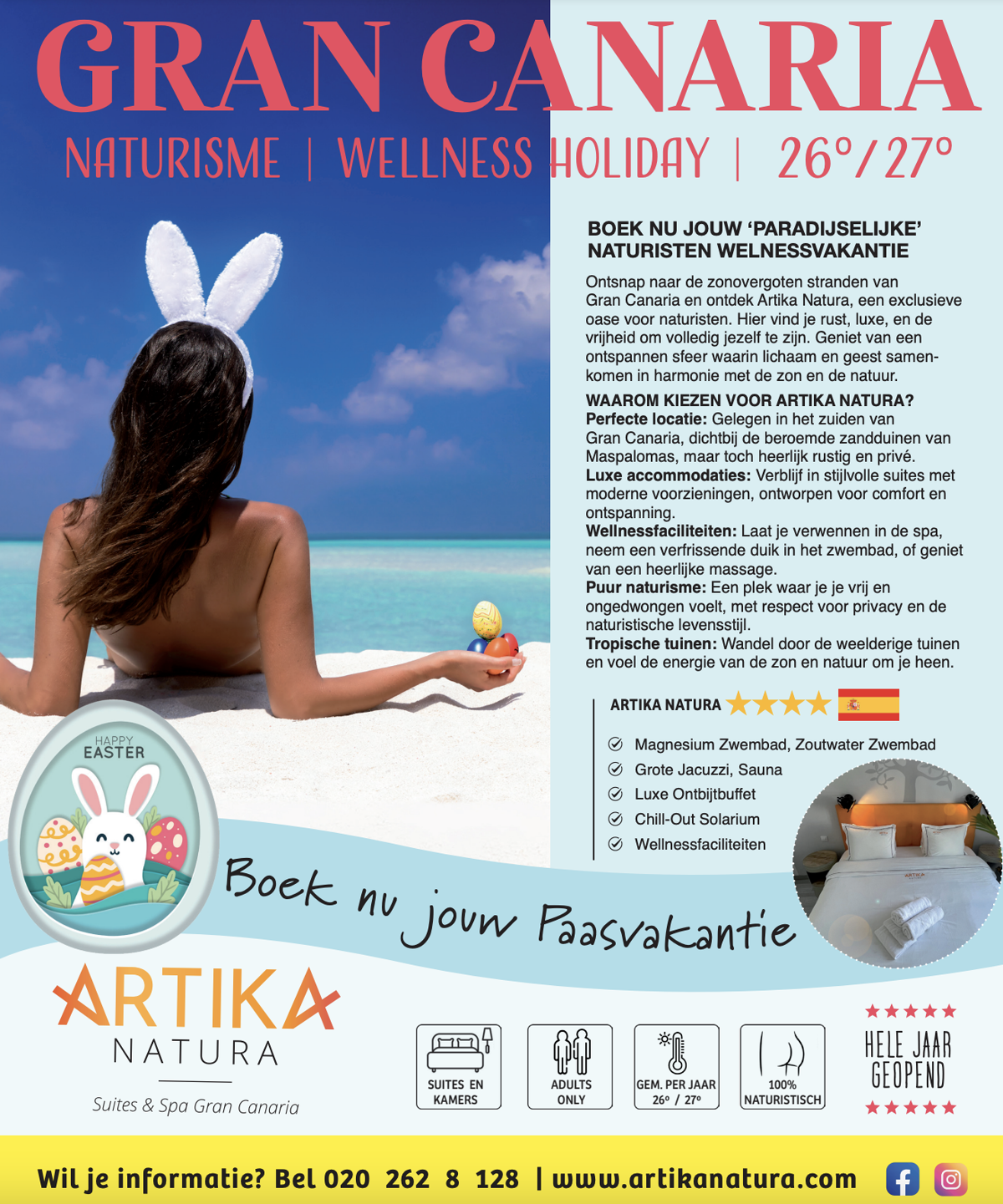 BOEK NU JOUW ‘PARADIJSELIJKE’ NATURISTEN WELNESSVAKANTIE